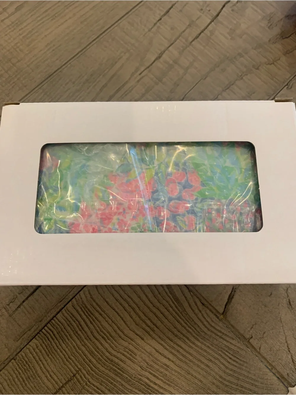 NWT—-Lilly Pulitzer Acrylic Clutch/Crossbody in A Cherry on Top